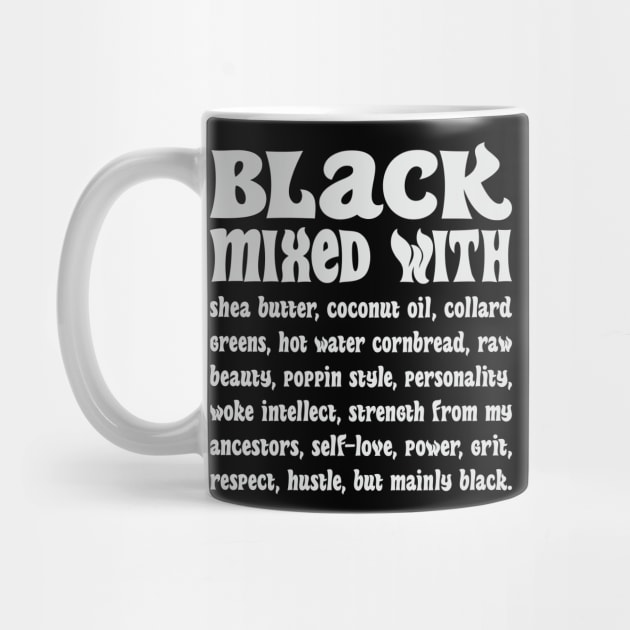 Black Mixed with Everything Black by UrbanLifeApparel